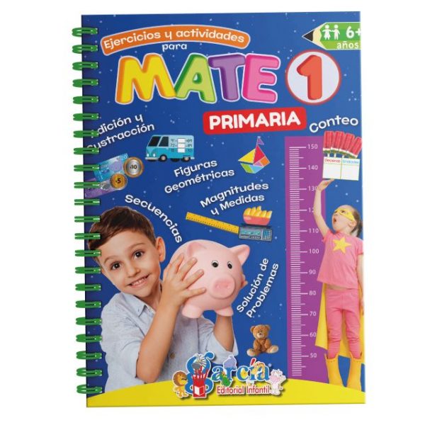 Mate 1 Primaria Ejercicios y Actividades Ed. García 30469