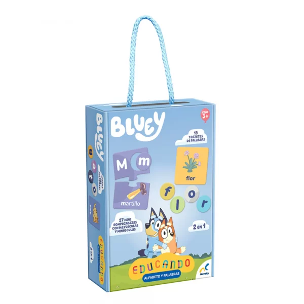 Preescolar Educando: Alfabeto y Palabras Bluey, Novelty, JCA-3958