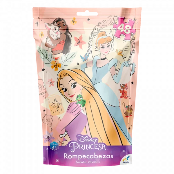 Rompecabezas Bolsa Foil Princesas, Novelty, JCA-1558