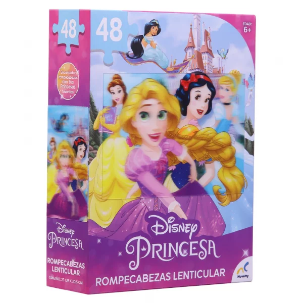 Rompecabezas Especial Lenticular Princesas, Novelty, JCA-3093T