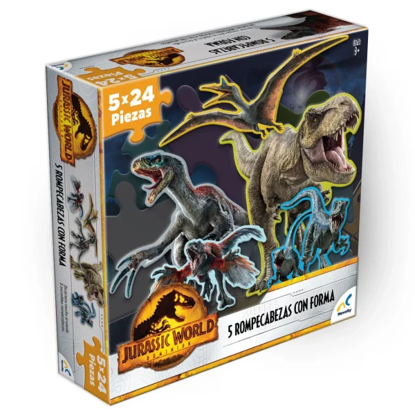 Forma 5 Figuras Jurassic World Dominion, Novelty, JCA-3036