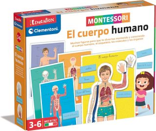 El Cuerpo Humano - Montessori, Clementoni, Educar, 55476CL
