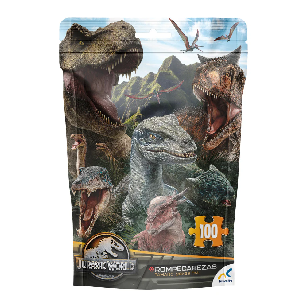 Jurassic World Dominion Bolsa Foil, Novelty, JCA-3433