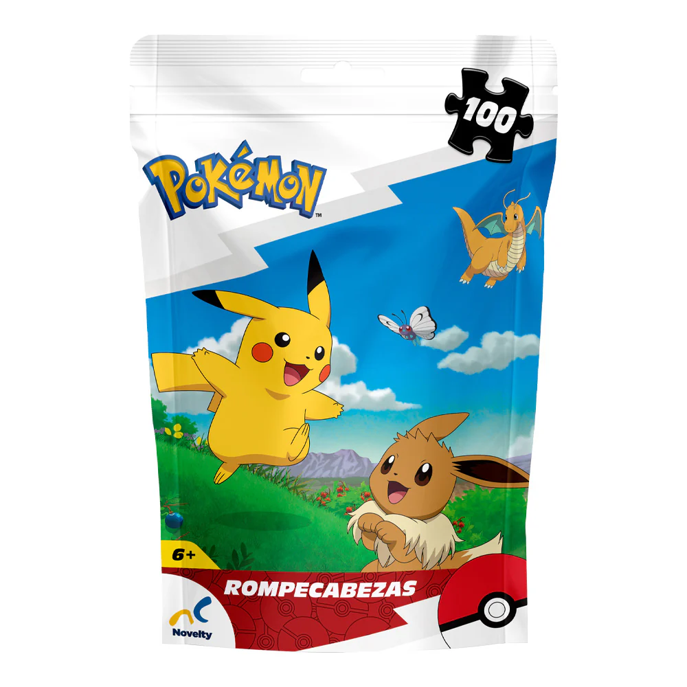Pokemón Eevee Bolsa Foil, Novelty, JCA-4639
