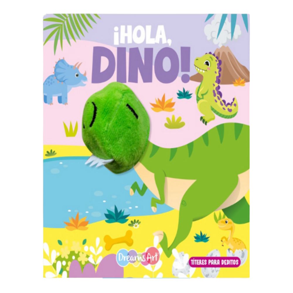 !Hola, Dino¡ Cuento con Títere, Dreams Art, BFBRI9990