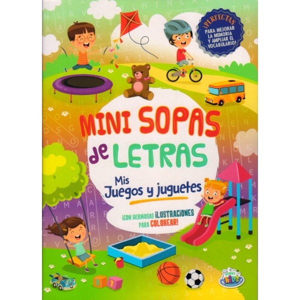 Mini Sopas de Letras, Mis Juegos y Juguetes, Dreams Art, BPDAR5302-3