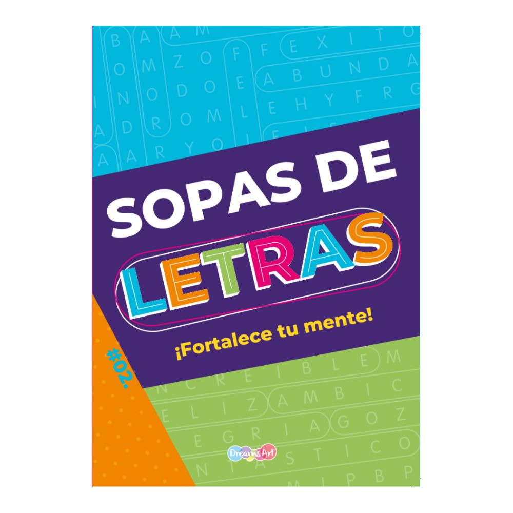 Sopas de Letras #2, ¡Fortalece Tu Mente!, Dreams Art, BCVSTMIX1-2