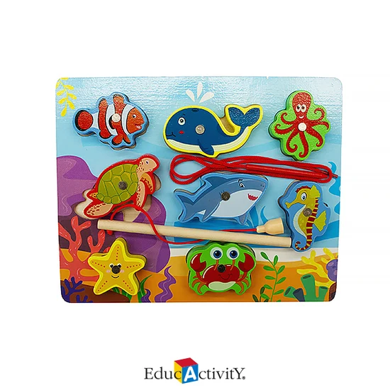 Rompecabezas Magnético 2 en 1 Go-Fishing, Mar, Educactivity, 6236-2